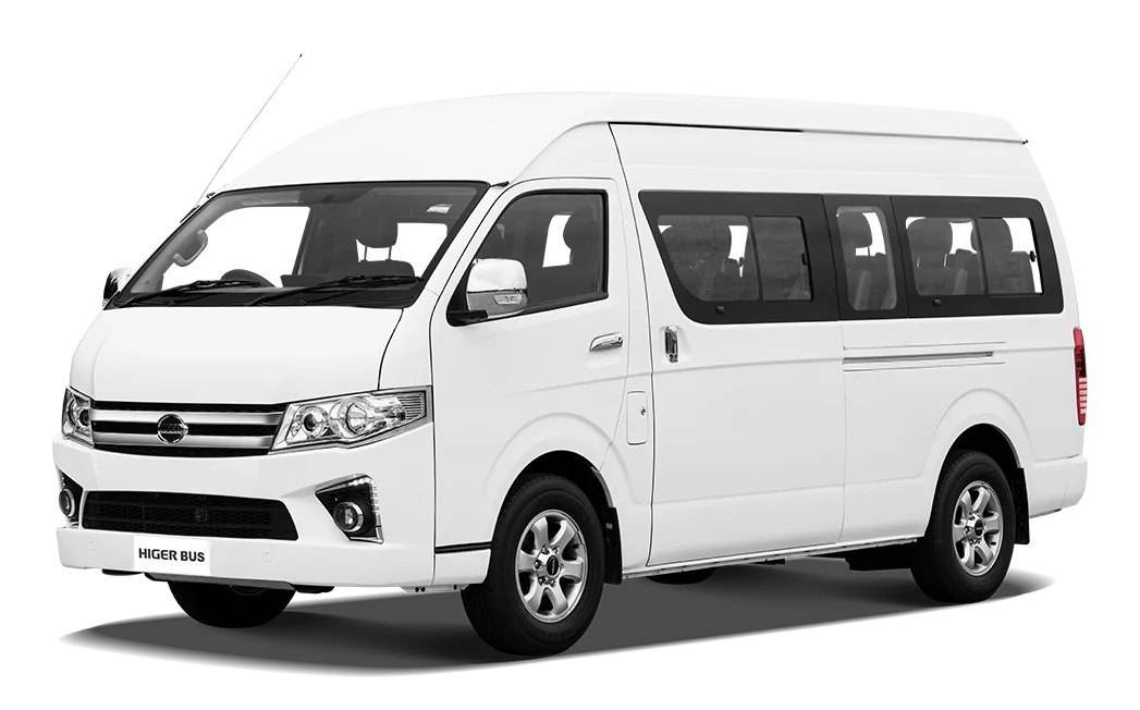 Higer EV fleet — electric mini bus and cargo van in Singapore