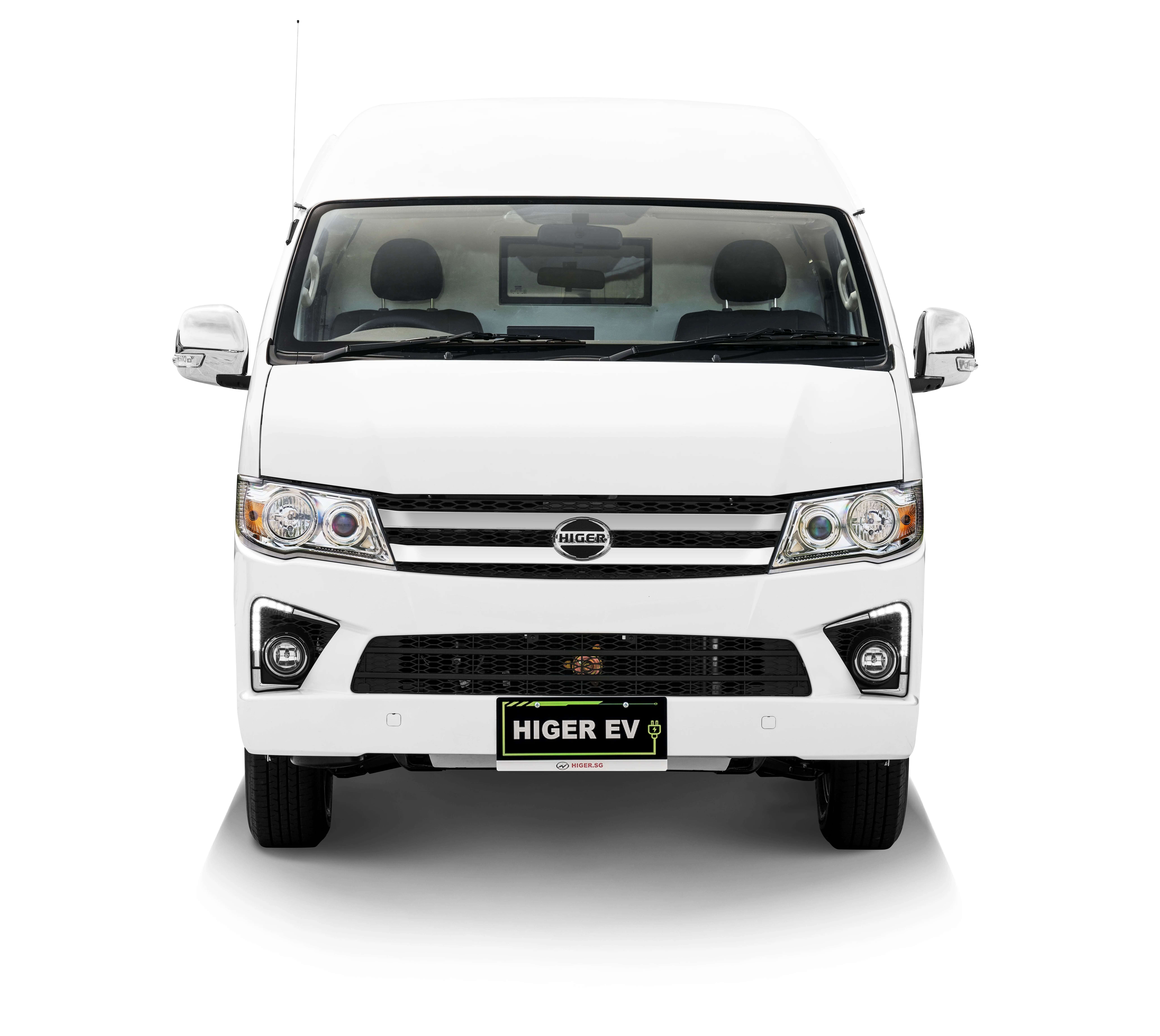 Higer EV H5C high-roof front view